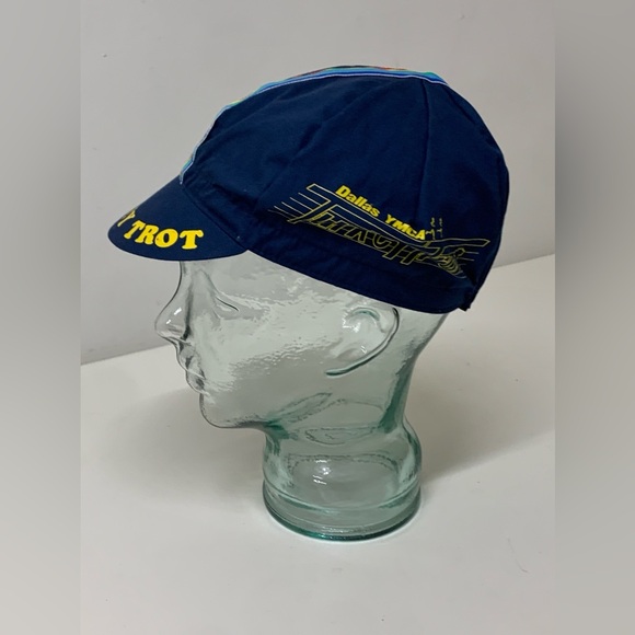 1983 Vintage Rare Dallas YMCA Thanksgiving Turkey Trot Rainbow Running Cap Hat - Picture 7 of 16